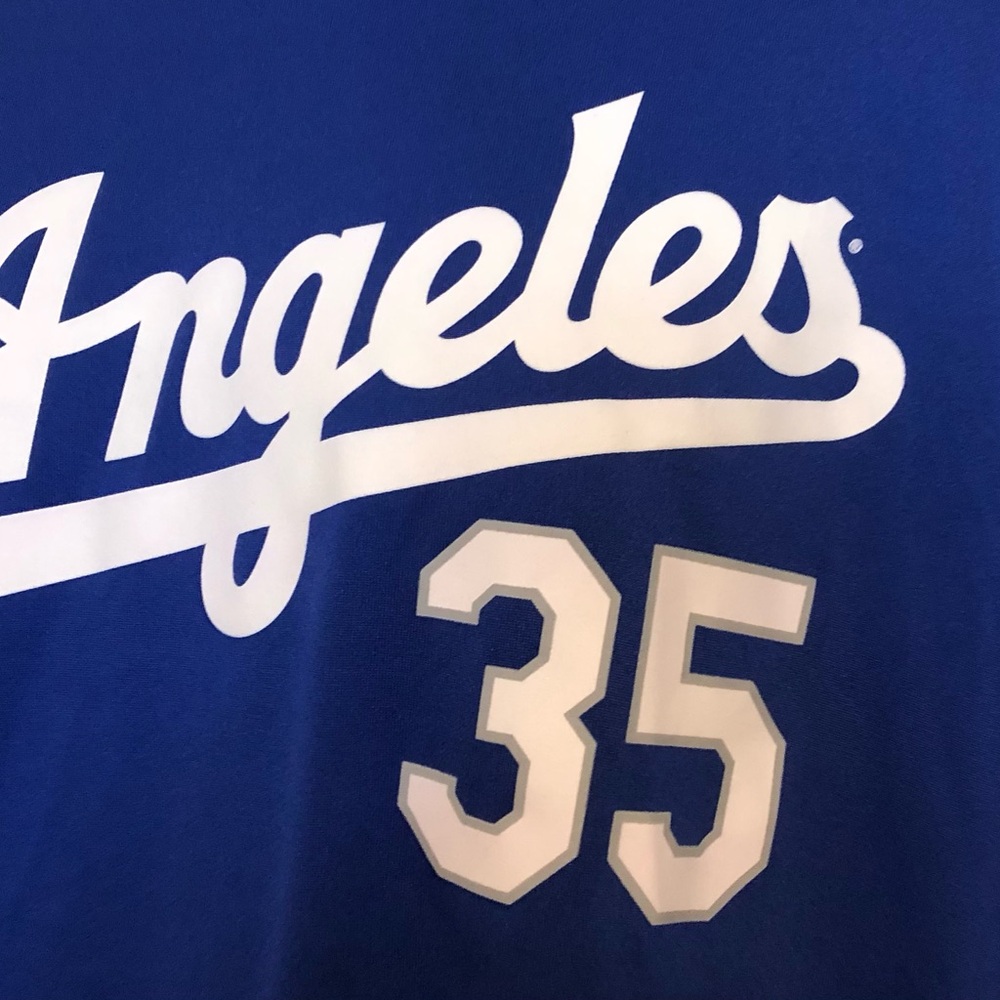 Cody Bellinger #35 Los Angeles Dodgers TX3 Cool Blue MLB Baseball Shirt Jersey - Picture 4 of 10